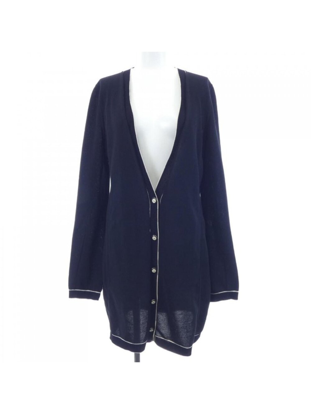 Chanel Long Cardigan Black
